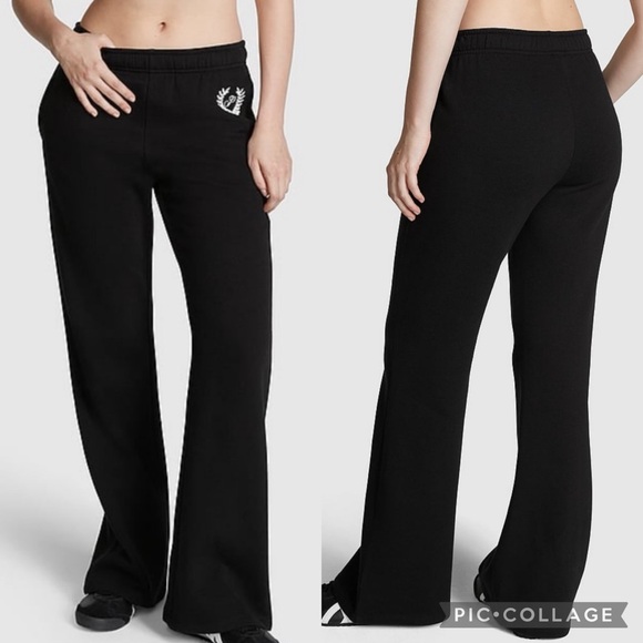 Victoria’s Secret PINK Fleece Flare Sweatpants - Picture 1 of 1